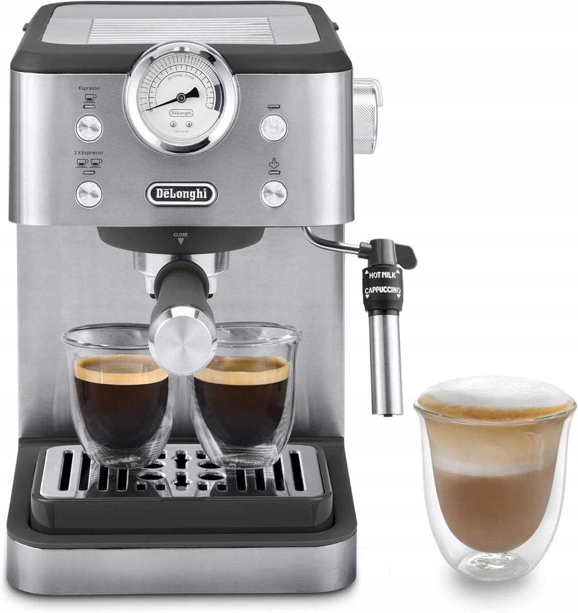 Specjalne funkcje – Espresso, gorąca woda i podwójne dozowanie