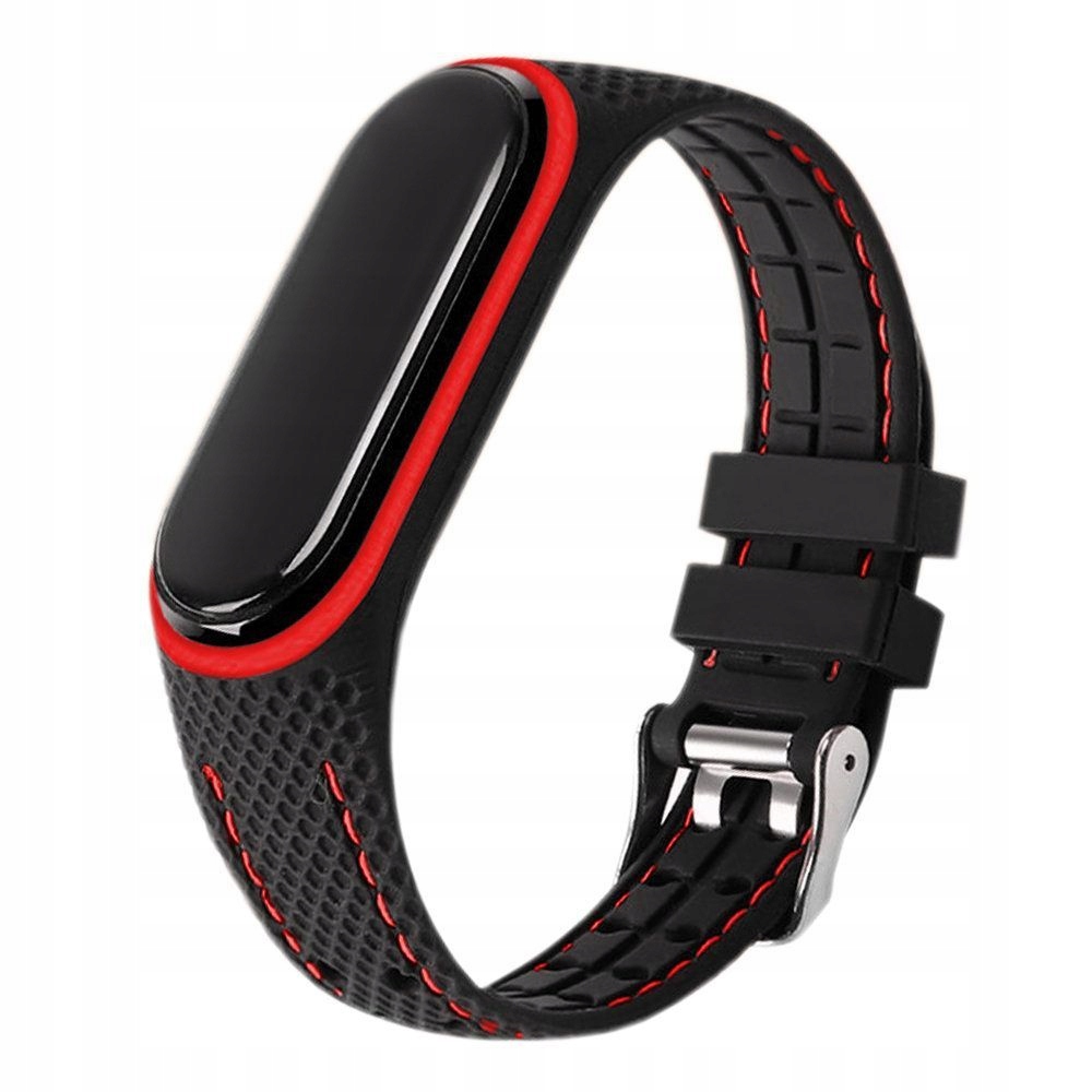 Pasek z elastomeru LIFESTYLE do XIAOMI Mi Band 7 czarny (04) – Idealny wybór dla aktywnych