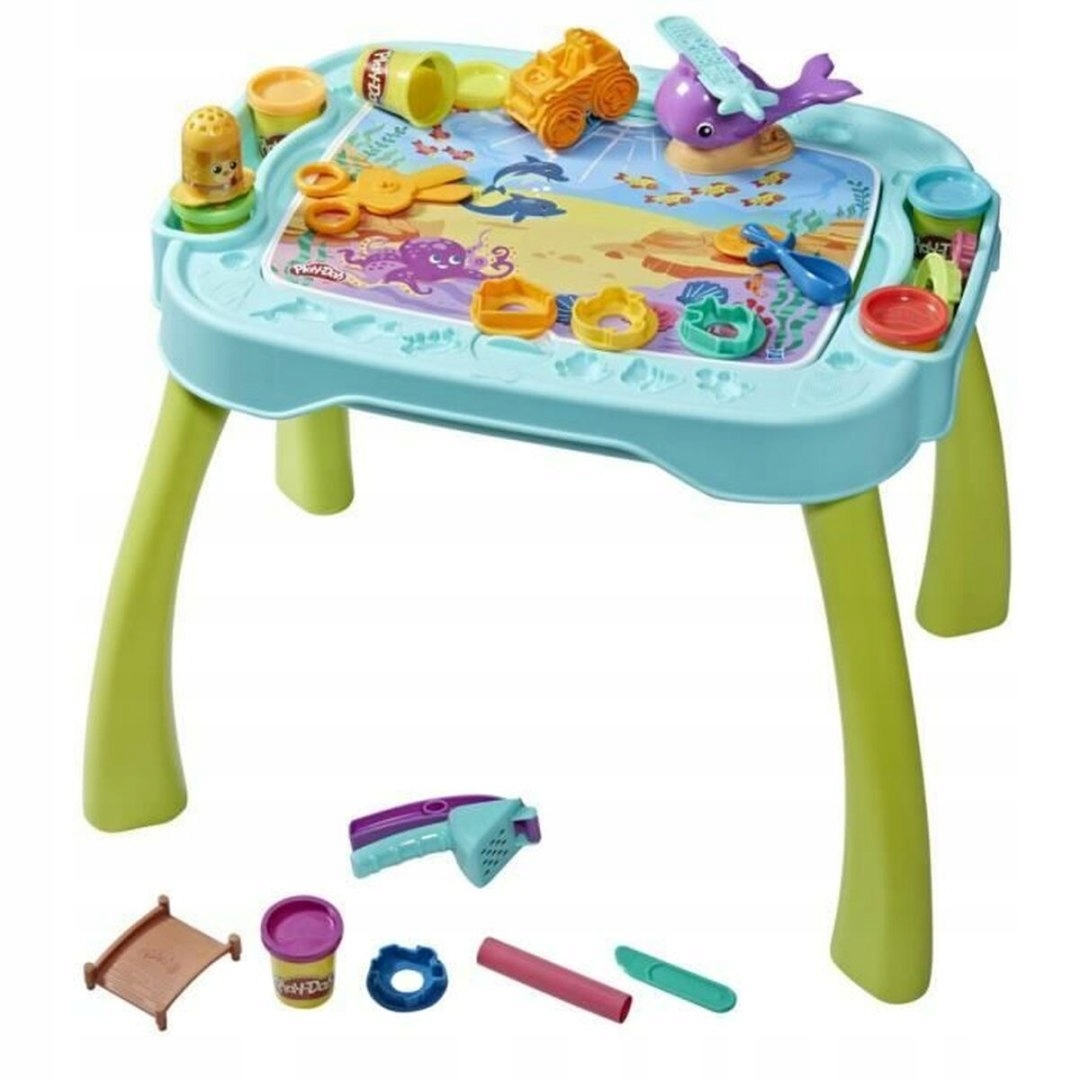 Play-Doh PLAY-DOH Stacja Kreatywna 2 w 1 – Rozwijaj wyobraźnię swojego dziecka