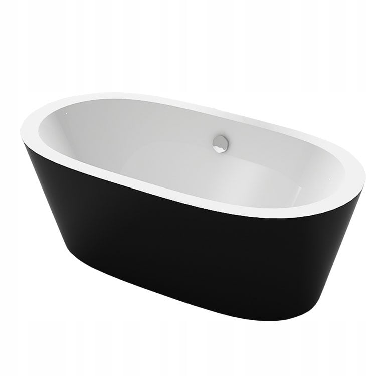 Wanna wolnostojąca owalna AWT BA105 - Czarna Kod producenta F-BA-CO-WH