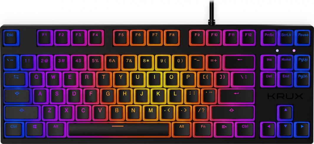 Krux Atax PRO RGB Pudding Outemu Black