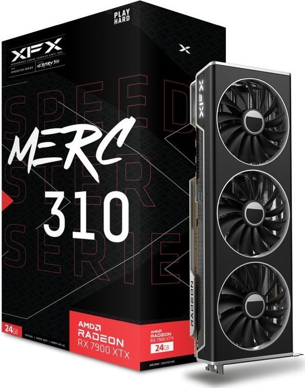 XFX Radeon RX 7900 XTX Speedster MERC 310 Black Edition 24GB GDDR6