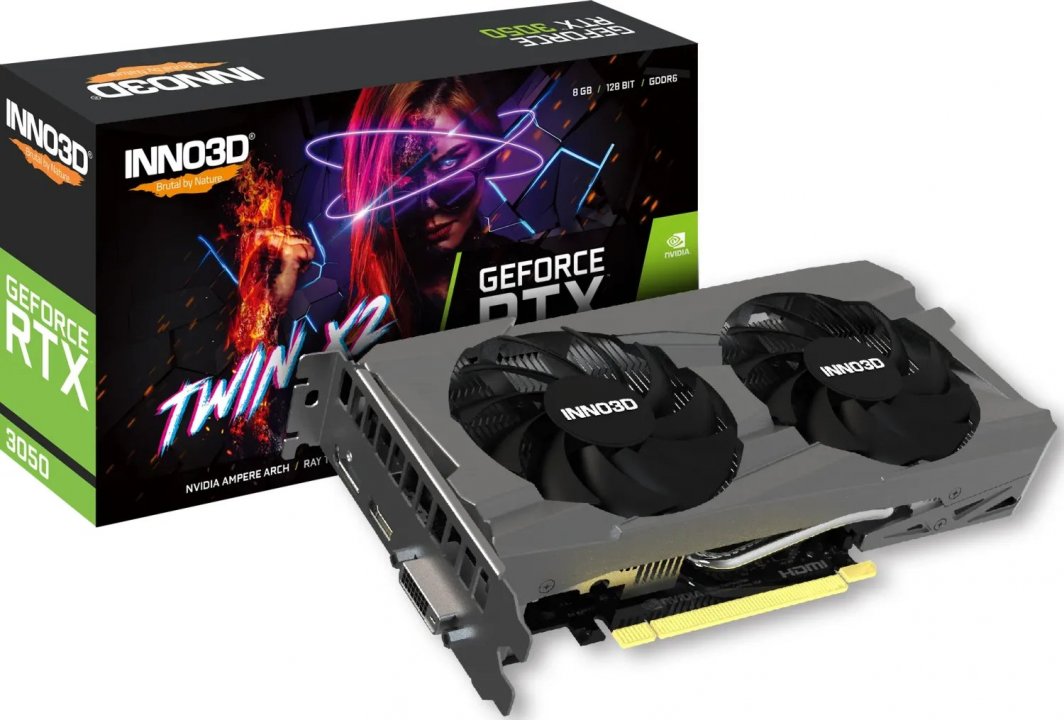 Karta graficzna Inno3D GeForce RTX 3050 Twin X2 8GB GDDR6