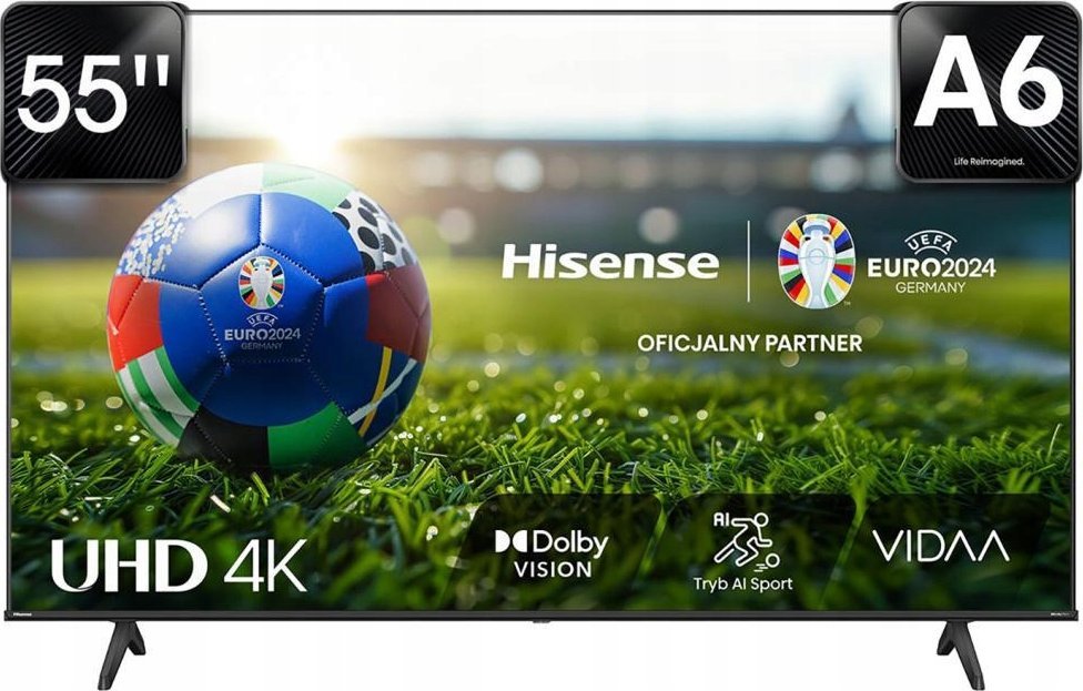 Hisense Telewizor LED 55 cali 55A6N