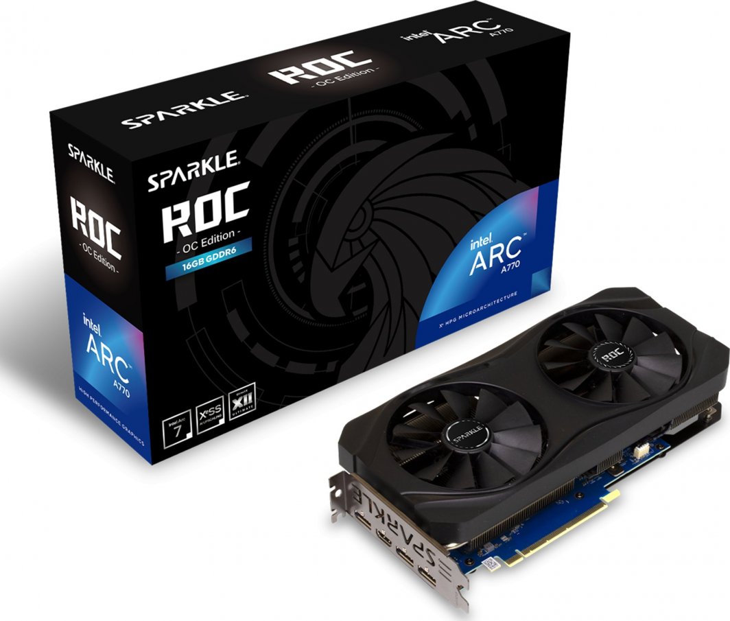 Karta graficzna Sparkle Arc A770 ROC Black 16GB GDDR6