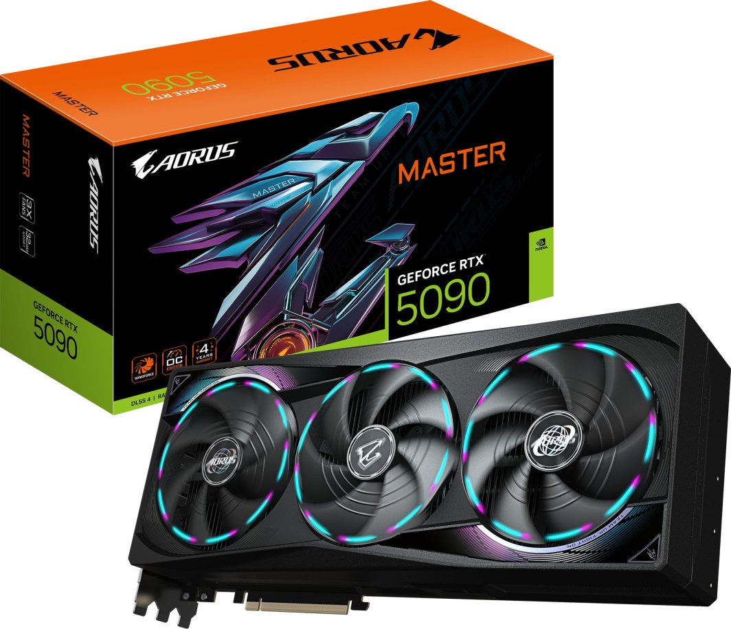 Karta graficzna Gigabyte AORUS GeForce RTX 5090 Master 32GB