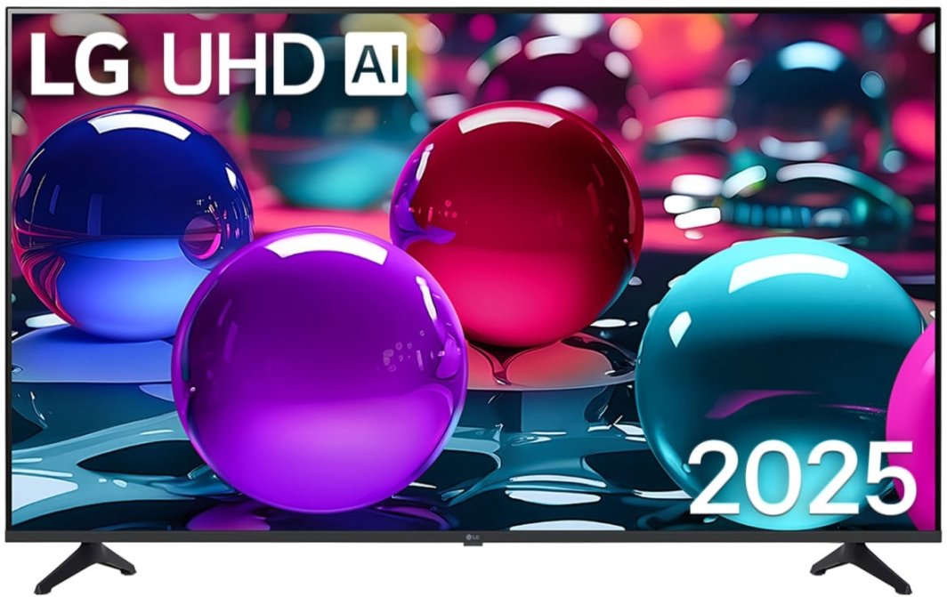 LG AI UA73 4K TV | 43UA73003LA | 43 | Smart TV | webOS 25 | UHD | Juodas