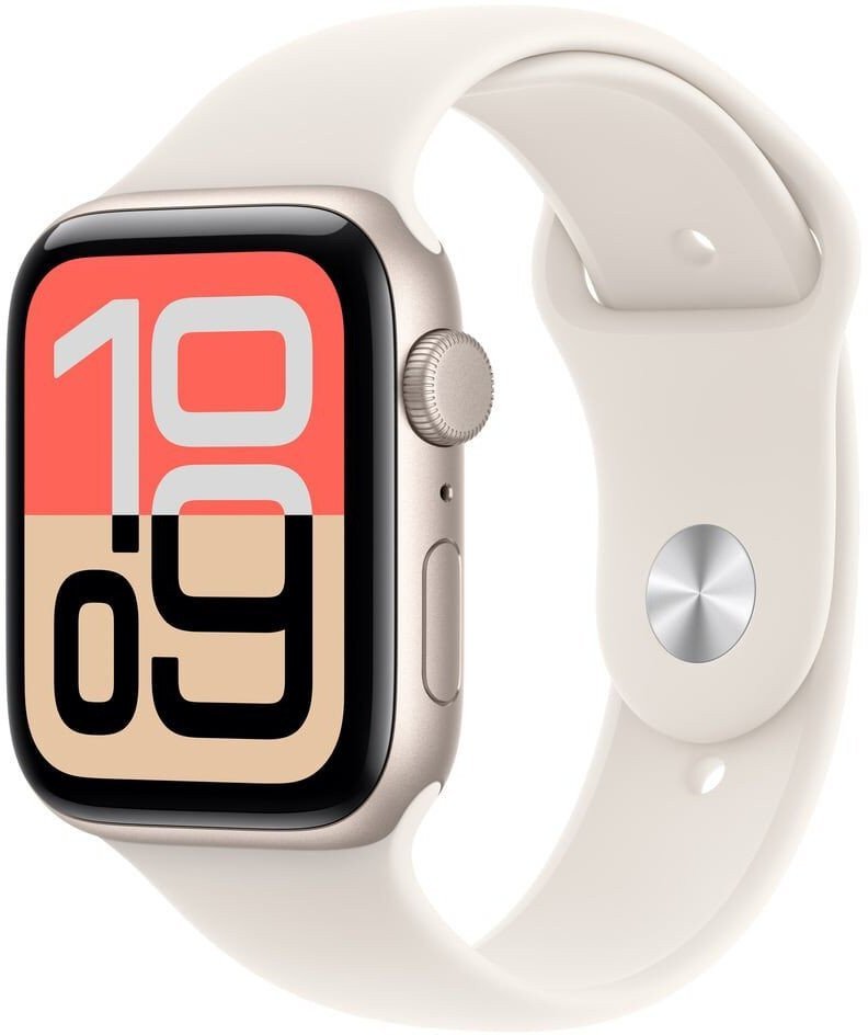 Smartwatch Apple Watch SE 3 GPS 40mm Starlight Alu Sport S/M Beżowy  (MEH34ZR/A)