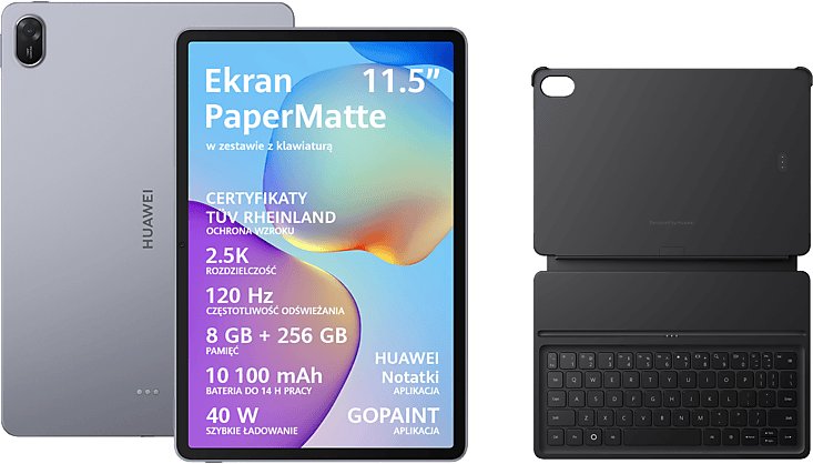 Tablet Huawei MatePad 11.5 256 GB Szary (Taoxingzhi-W09FK)