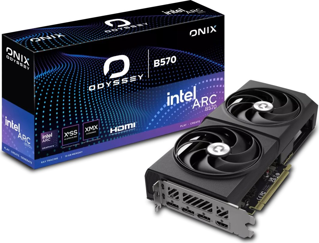 Karta graficzna Onix ODYSSEY Arc B570 10GB GDDR6