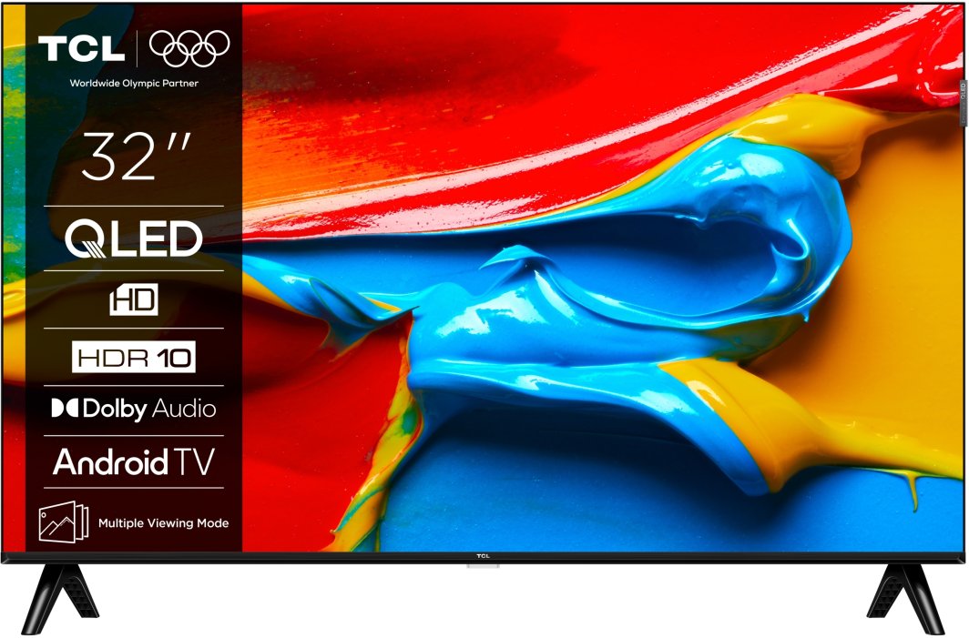 Telewizor TCL TCL 32V4C 813 cm (32) HD Wi-Fi Czarny