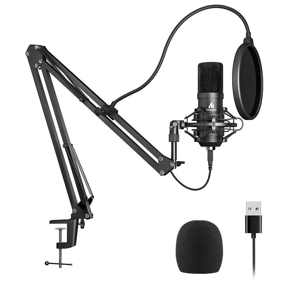 Mikrofon Maono Zestaw mikrofonowy: statyw, pop, filtr, kosz MKIT-USB