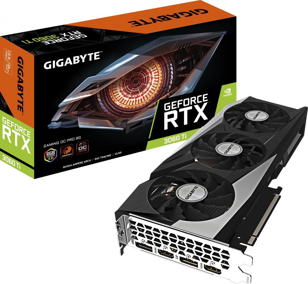 Karta graficzna Gigabyte GeForce RTX 3060 Ti Gaming OC Pro 8GB GDDR6