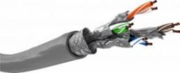 Goobay CAT 6a kabel sieciowy, S/FTP (PiMF), Szary - Długość kabla 305 m
