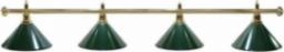 Lampa sufitowa Tournament  Champion Lampa bilardowa Elegance 4 klosze zielone