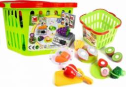 LeanToys Koszyczek z Warzywami Do Krojenia + Waga Sklepowa