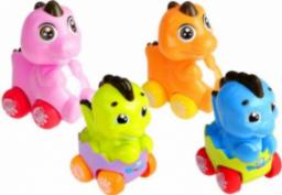 LeanToys Dinozaur Kolorowy w Jajku Nakręcany