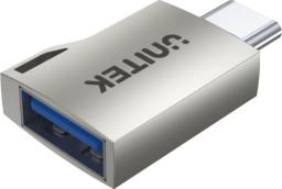 Adapter USB Unitek A1025GNI USB-A - USB-C Srebrny  (A1025GNI)