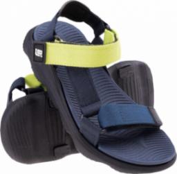 Bejo SANDAŁY I KLAPKI MILERI JR DARK SAPPHIRE/REFLECTING POND/LIME GREEN 30