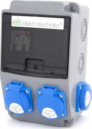 ELS Elektrotechnika Rozdzielnica budowlana, ogrodowa 4*GS 230V + zabezpieczenia, 6NO42C00
