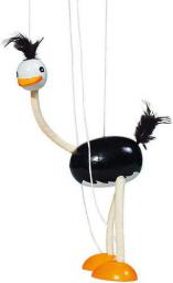 Goki Drewniana marionetka postać Struś (GOKI-SO 104)