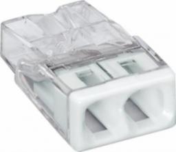 Wago SZYBKOZŁĄCZKA WAGO 2273-202 2X0,5-2,5 MM2 BIAŁA 5 SZTUK