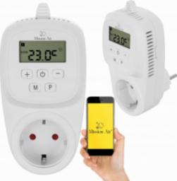 Mission Air Gniazdkowy regulator temperatury termostat WIFI