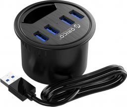 biurkowy USB 3.1 Gen1 4x USB A (DESK-4U-BK-BP)