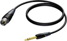 Kabel Procab Jack 6.3mm - XLR 1.5m czarny (CLA724/1.5)