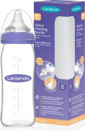 Lansinoh Butelka ze smoczkiem Natural Wave* 240ml (7018455)