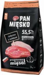 Karma sucha dla psa Cielęcina z indykiem (dorosły) chrupki M 3kg