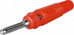 Goobay Wtyk bananowy 4mm czerwony 11459