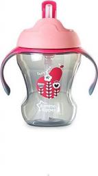 Tommee Tippee Kubek ze słomką Girl 230ml różowy (TT0321)