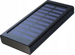 Powerbank Aiko Solarny Latarka 24000mAh Czarny