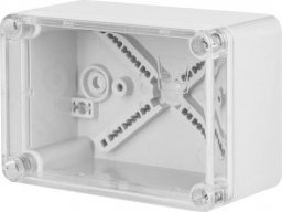 Elektro-Plast INDUSTRIAL Puszka hermetyczna n/t 110x75x59mm IP65 szara, pokrywa transparentna 2703-01