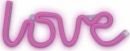 Kinkiet Forever Neon LED LOVE różowy Bat + USB FLNEO5 Light