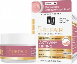 Oceanic AA Technologia Wieku 5 Repair 50+ Aktywny Lifting Krem liftingująco-rozświetlający na dzień 50ml