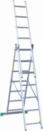 Drabex DRABINA ALUMINIOWA 3-ELEMENTOWA 841CM 12+12+12 SZCZEBLI