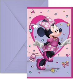 GoDan Zaproszenia Myszka Minnie Junior 6szt