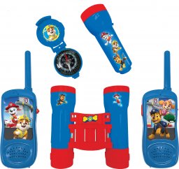 Lexibook Zestaw przygodowy Paw Patrol z krótkofalówkami do 120 m, lornetką i kompasem