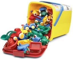 Viking Toys Wiadro Bucket set z pojazdami 30szt. (045-41111)