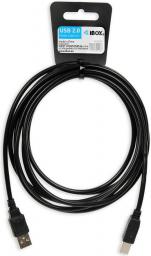 iBOX Kabel do drukarki USB 2.0, 3m (IKU2D30)
