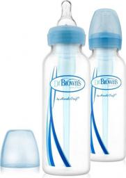 Dr Browns Butelki do karmienia 250 ml, 2 sztuki (000762)