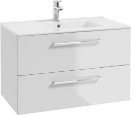 Deftrans 207-D-05013+1520 DEFTRANS KOMPLET GAMA LUMI BLACK 50 2D WHITE (SZAFKA+UMYWALKA) // DEF.207-D-05013+1520