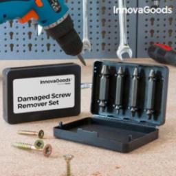 InnovaGoods Rozwiertaki do Ekstraktowania Uszkodzonych Śrub InnovaGoods (4 szt)