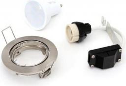 Omega LED Spotlight Holder Round Nickel