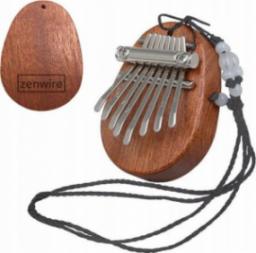 Zenwire Mini Kalimba Drewniana Mahoniowa Kalimbka K04
