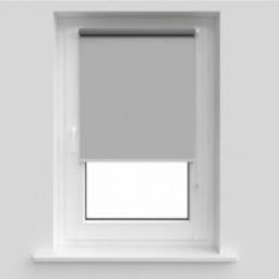 DecoDesign Roleta zaciemniająca szara 68x230 cm