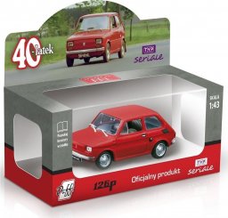 Daffi Fiat 126P czterdziestolatek czerwony