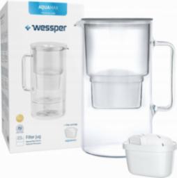 Dzbanek filtrujący Wessper Aquamax Crystalline szary + 1 wkład